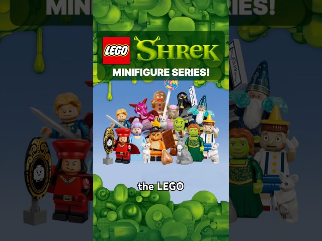LEGO Shrek minifigures are FINALLY real! 🧅 #LEGO #Shrek #Minifigures #legoshrek