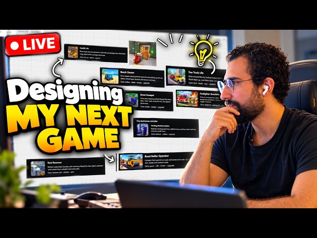 دیزاین و ایده‌پردازی بازی بعدی | Devlog #154
