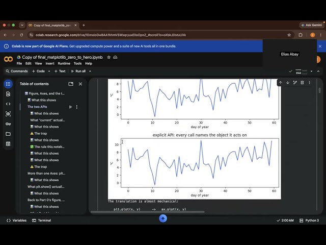 Part 4: Matplotlib Walkthrough