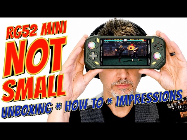 The AISLPC RG52 Mini Gaming Handheld in Not Small at All!