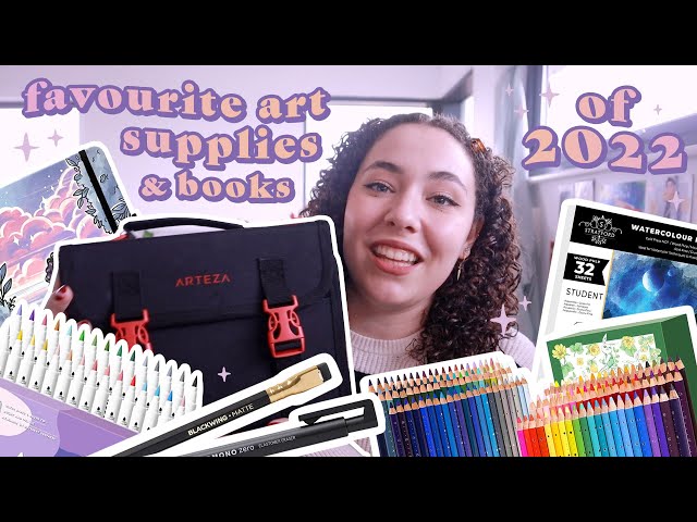 my favourite art supplies & books from this year 🖍✨
