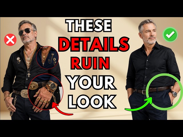 90% of Men Over 60 Are Wearing Accessories That Are Quietly Aging Them