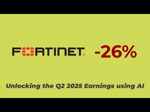 Why did Fortinet ($FTNT) fall 26% today