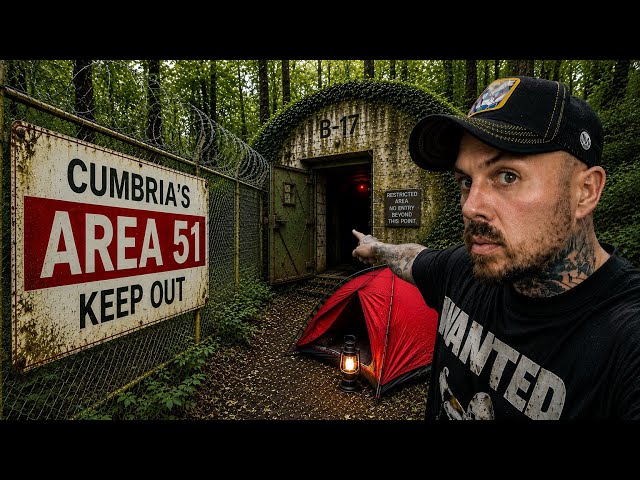 24 Hours Camping Inside Cumbria’s AREA 51… An Abandoned NATO Base Overgrown 