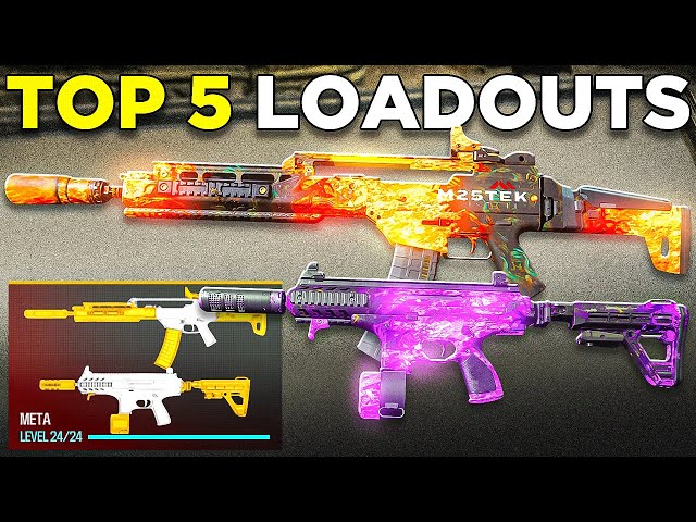 TOP 5 *META* LOADOUTS in SEASON 3! 👑 (Warzone 3 Best Class Setups) - MW3