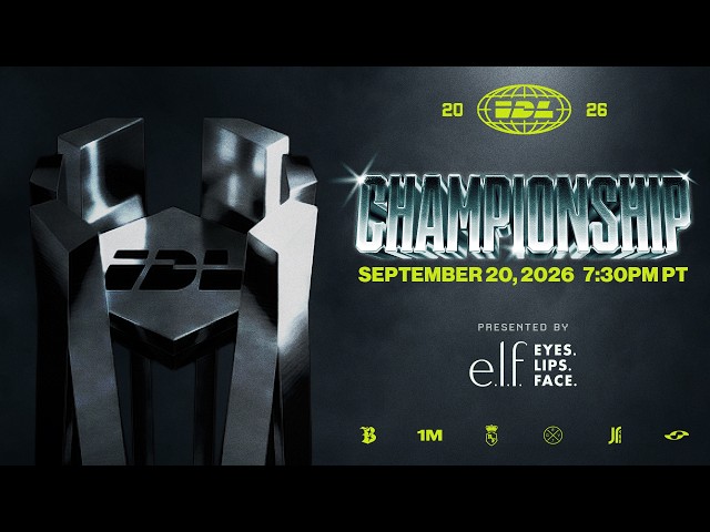 🔴 LIVE: IDL 2026 Championship | September 20, 2026 | Presented by e.l.f.