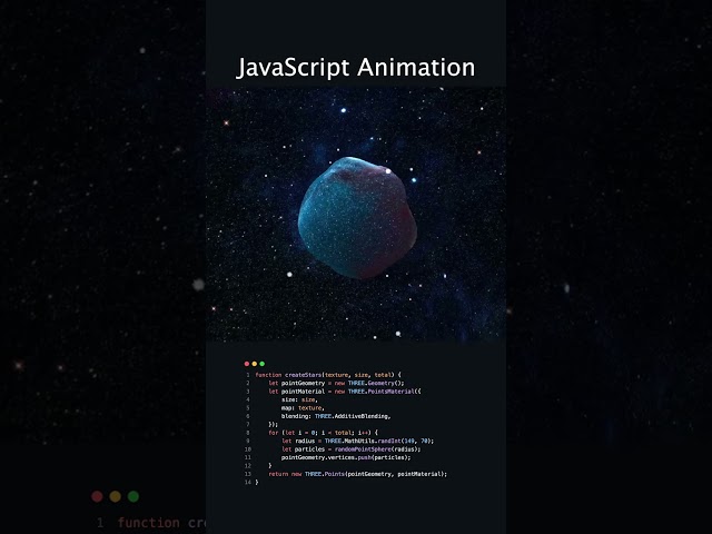 3D Globe Animation Using JavaScript!
