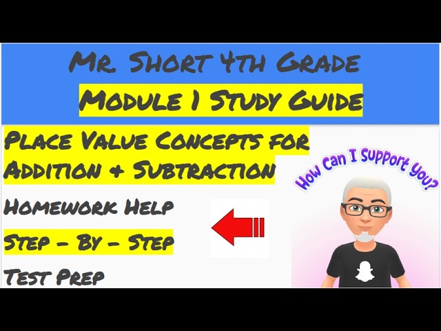 Eureka Squared Math 4th Grade Module 1 Assessment Study Guide