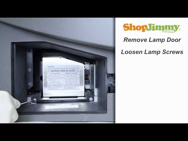 Toshiba TB25-LMP Lamp Replacement Guide for DLP TV