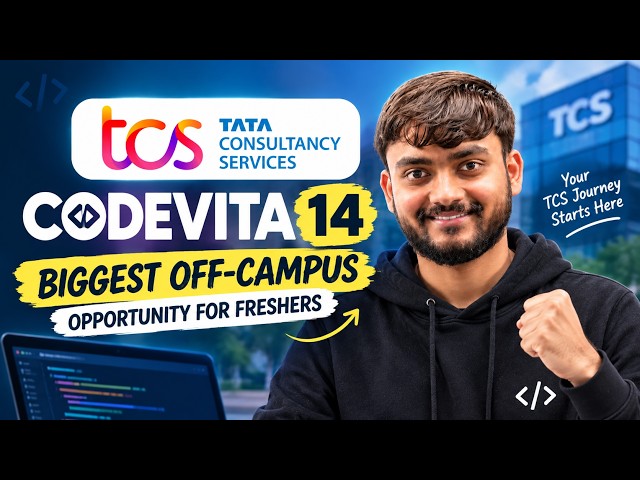 TCS CodeVita Season 14 🔥 Best Off-Campus Opportunity for Final Year Students | TCS Interview