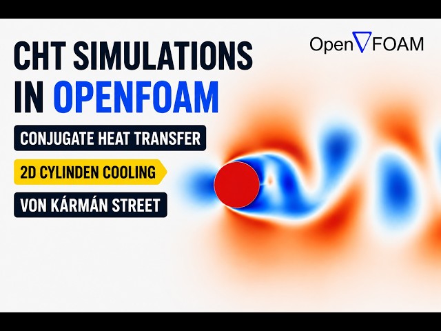 Conjugate Heat Transfer (CHT) Simulation & von Kármán Vortex Street Step by Step