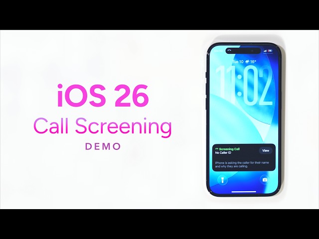 iOS 26 – Call Screening Demo