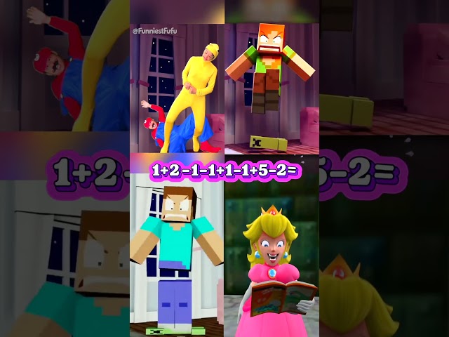 Minecraft Mario Animation meme.. #minecraft #mario #supermariobros