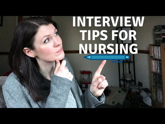Nursing Interview Tips | Getting into University