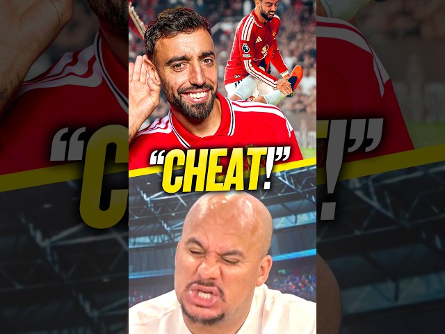 Gabby Agbonlahor labels Bruno Fernandes "a cheat" after Phil Foden's red card the Manchester derby!🟥