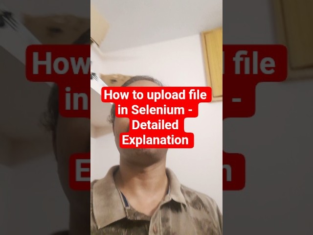 How to upload file in Selenium? #automationtesting #interviewpreparation #interviewquestions