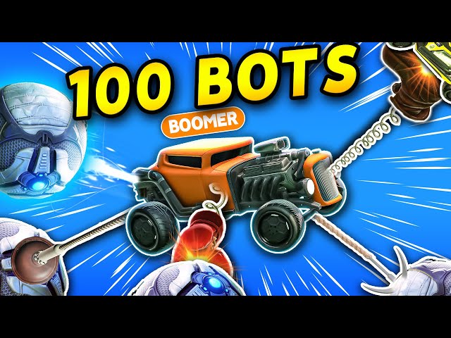 I gave 100 bots RANDOM ITEMS... VERY bad idea...