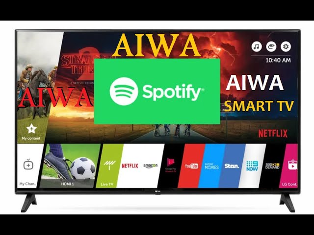 HOW TO DUPLICATE YOUR CELL PHONE SCREEN TO AN AIWA TV