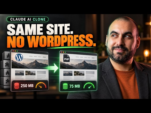 How to Clone a WordPress Website to PHP with Claude AI and PageBluePrint
