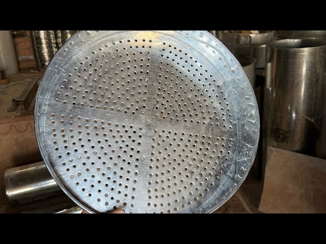 Amazing handmade art of Chalni making 