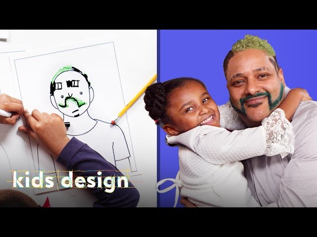 Kid Designs a Wild Hairstyle for Her Dad | Kids Design | HiHo Kids