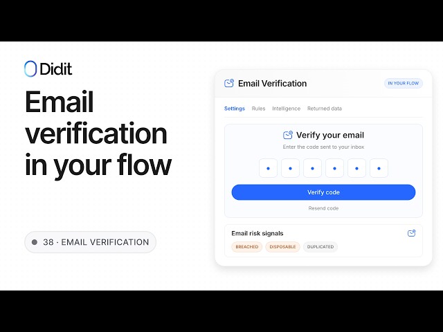 Email Verification for KYC — OTP Codes, Disposable & Breached Emails