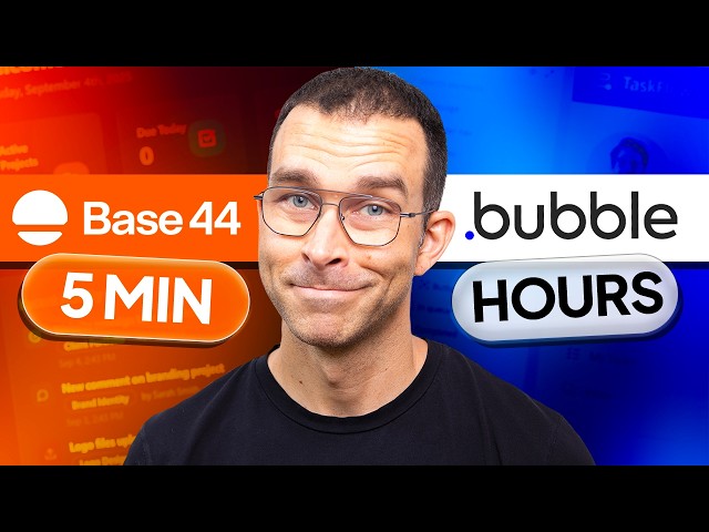 Base44 vs Bubble | Pick the no code app builder that fits your needs!