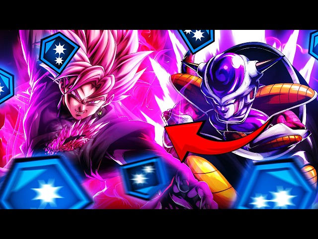WTF??????? 😭😭😭 LEGEND ROSE GOKU BLACK WITH FRIEZA DAMAGE BUFFS!!! (Dragon Ball Legends)