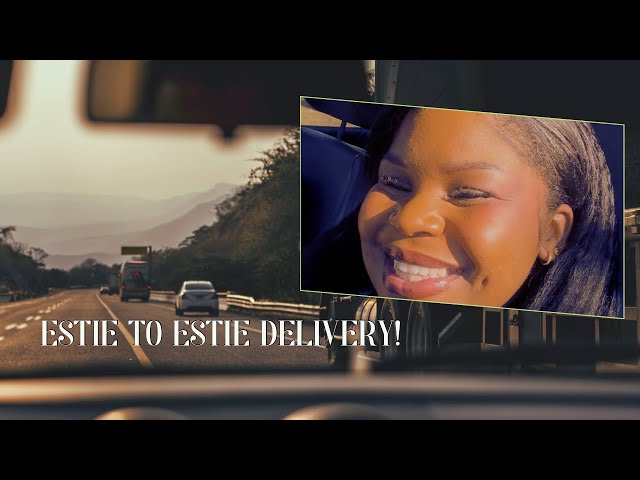 My first mini vlog 😅🚙delivering a kit to my client a future licensed esthetician! 