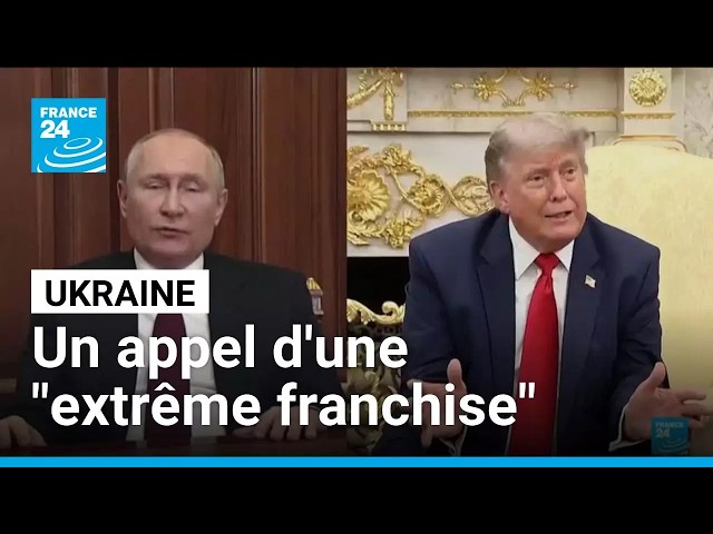 Donald Trump et Vladimir Poutine échangent au téléphone à propos de l'Ukraine • FRANCE 24