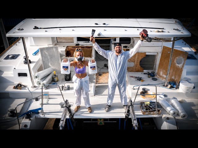 The MOST IMPORTANT Project of our Catamaran Rebuild (THE BULKHEADS!) | Ep.96