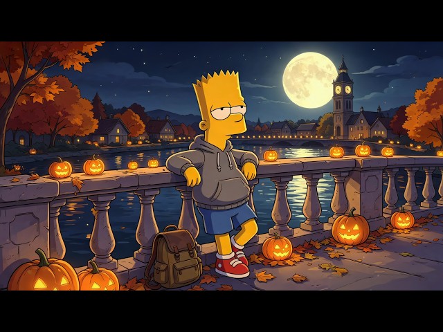 Night Bridge Lofi ✨ Calm Music Under Bright Moonlight