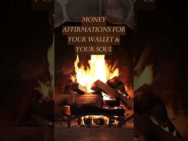 ✨💵✨ Money Affirmations #moneyaffirmations #fireplace #iamwealthy #malevoice #