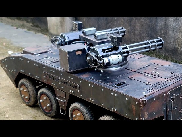 homemade Armored vehicle 8x8, part 10 |rc action homemade