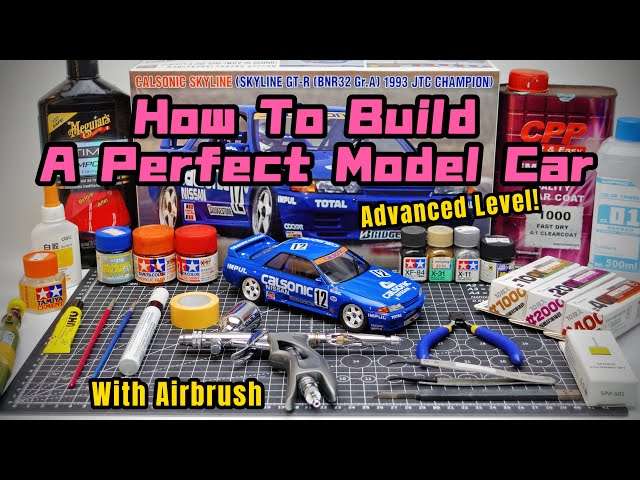 How To Build A Perfect Model Car. Advanced Level, Step by step Tutorial. 1/24 Plastic Model Kit.