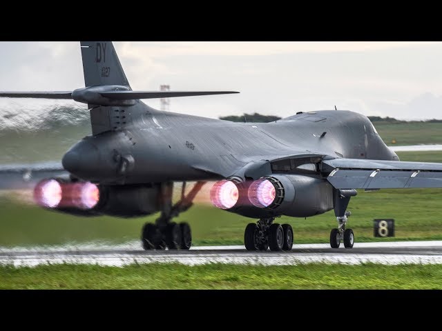 It's Awesome! Watch the B-1 Lancer Performs Taxi & Takeoff