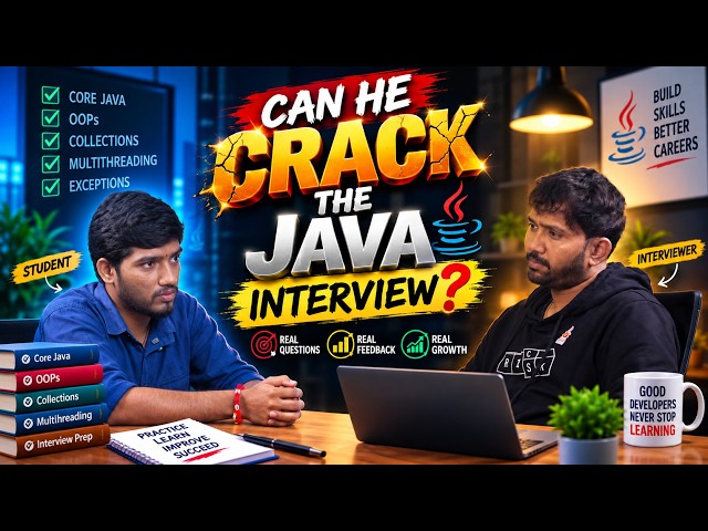 Java Full Stack Mock Interview Must Watch Freshers | Best Java Training Institute In Hyderabad