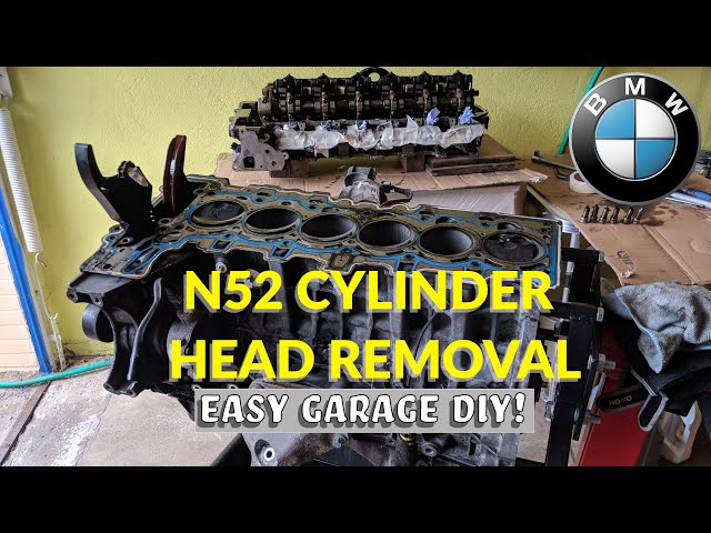 How To Remove The Cylinder Head On An BMW N52 Engine [BMW N52 Rebuild Part 3]