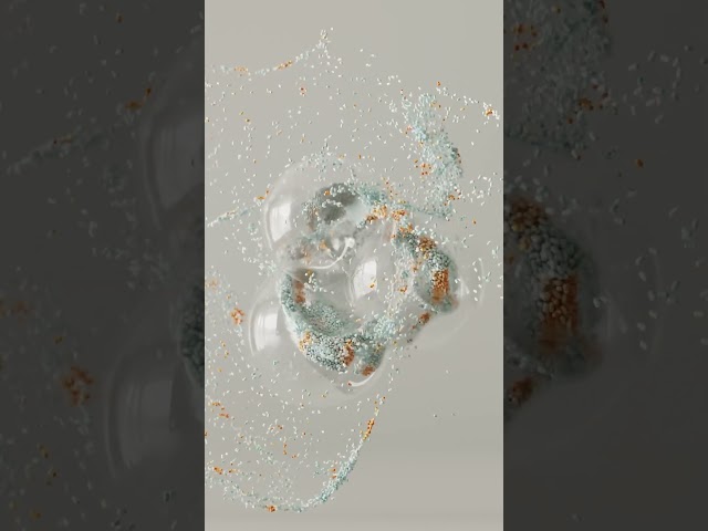 3D Particles & Softbodies #shorts
