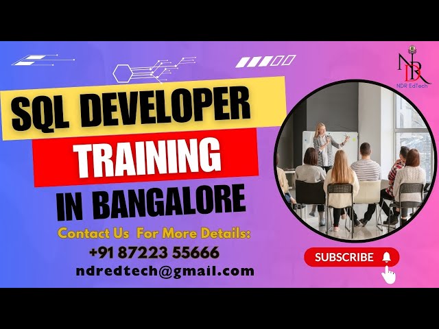 Class-8 || SQL Server Training in Bangalore || NDR EdTech || +91-8722355666 ||