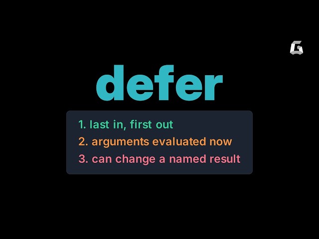 Go Control Flow, Closures and defer, Properly Explained