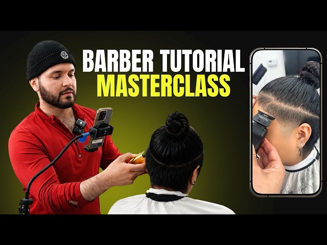How I Made a 1 MILLION View Barber Tutorial | Full 45 Mn Barber Masterclass