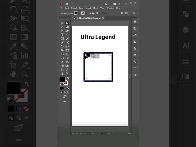 Adobe Illustrator Square Meme #illustrator #graphicdesign #illustratortips