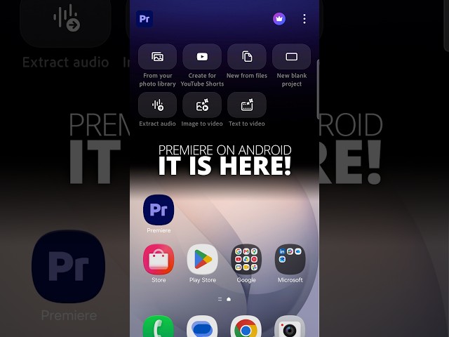 Adobe Premiere on Android is here!
