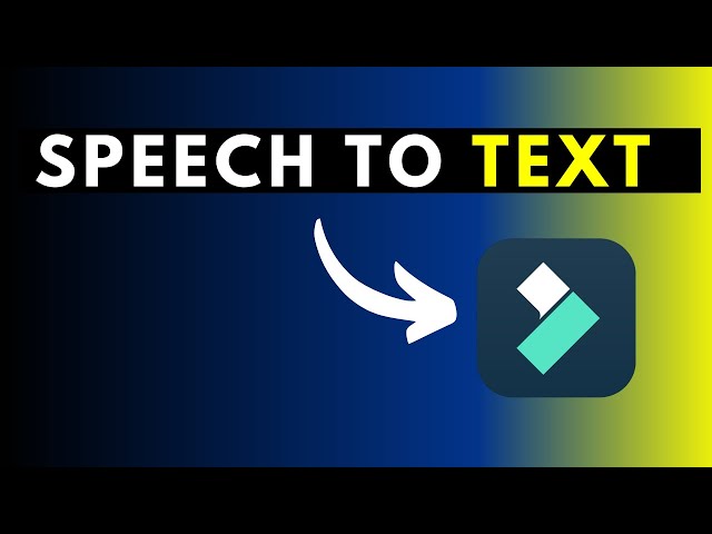 How to Use the Speech to Text Feature in Filmora 11 to Automatically Create SRT Subtitle Files