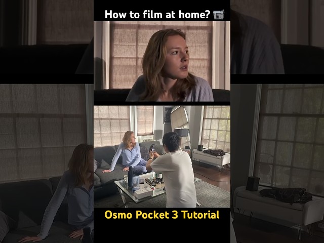 How to Film a Movie at Home 🎬 | DJI Osmo Pocket 3 Tutorial