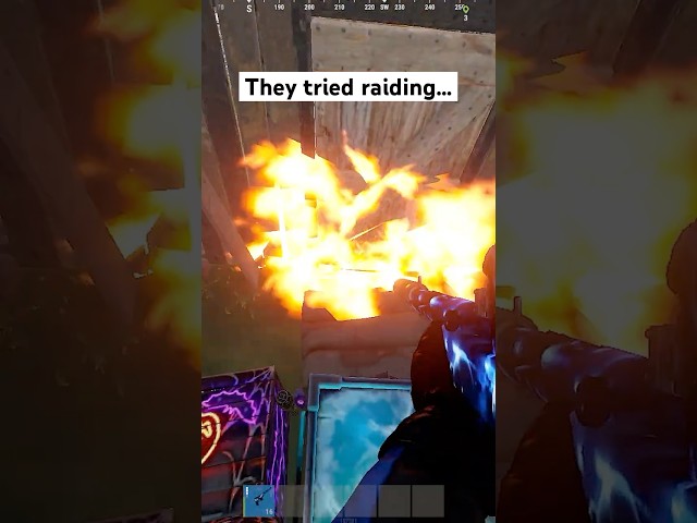 they tried raiding our loaded shack...