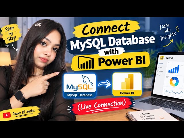 MySQL to Power BI | Create Database, Table & Connect MySQL with Power BI