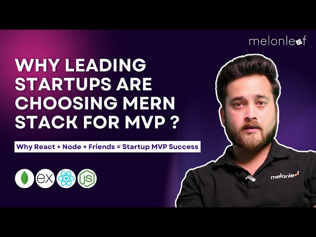 Why Startups Are Choosing MERN Stack for MVP Development | Tech Talks | Melonleaf consulting