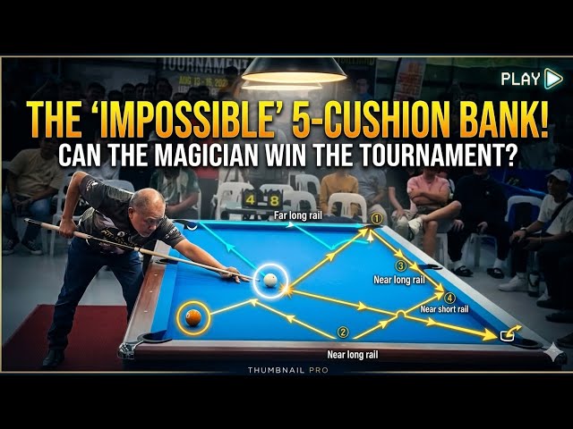 Even The Crowd Didn't Believe These 5 Shots | Efren Reyes